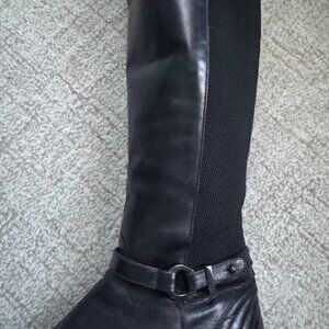 Aquatalia Black Riding Boot
